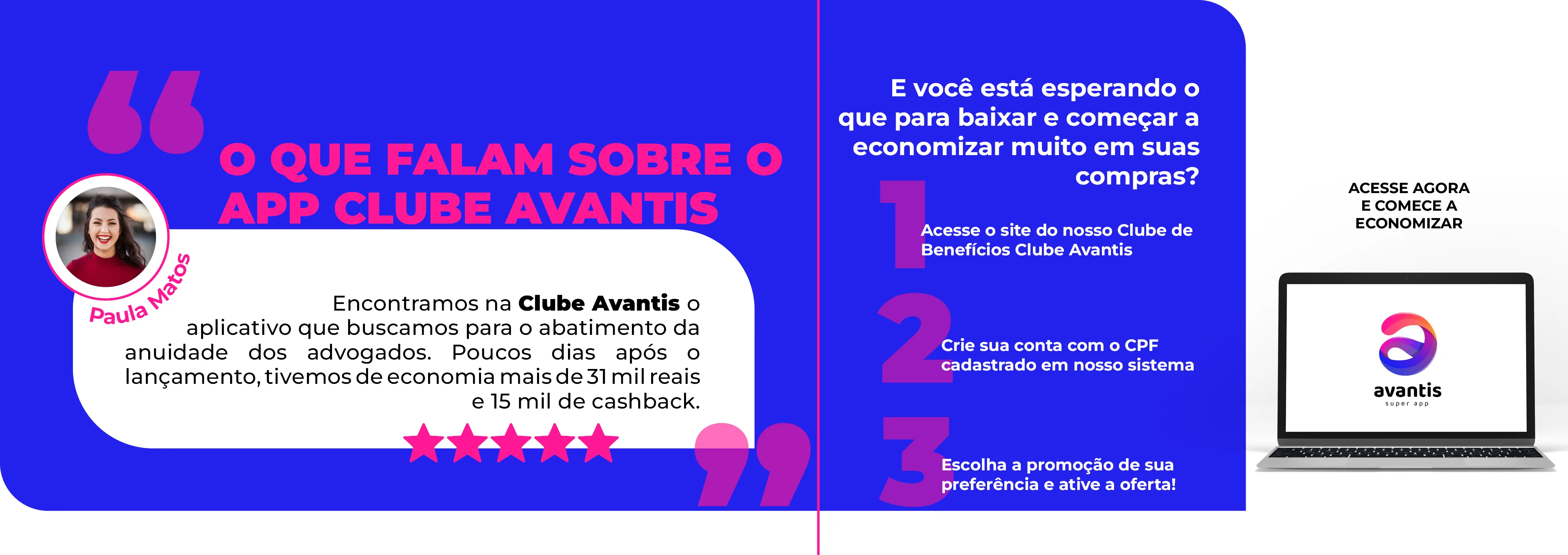 Banner Avantis Benefícios